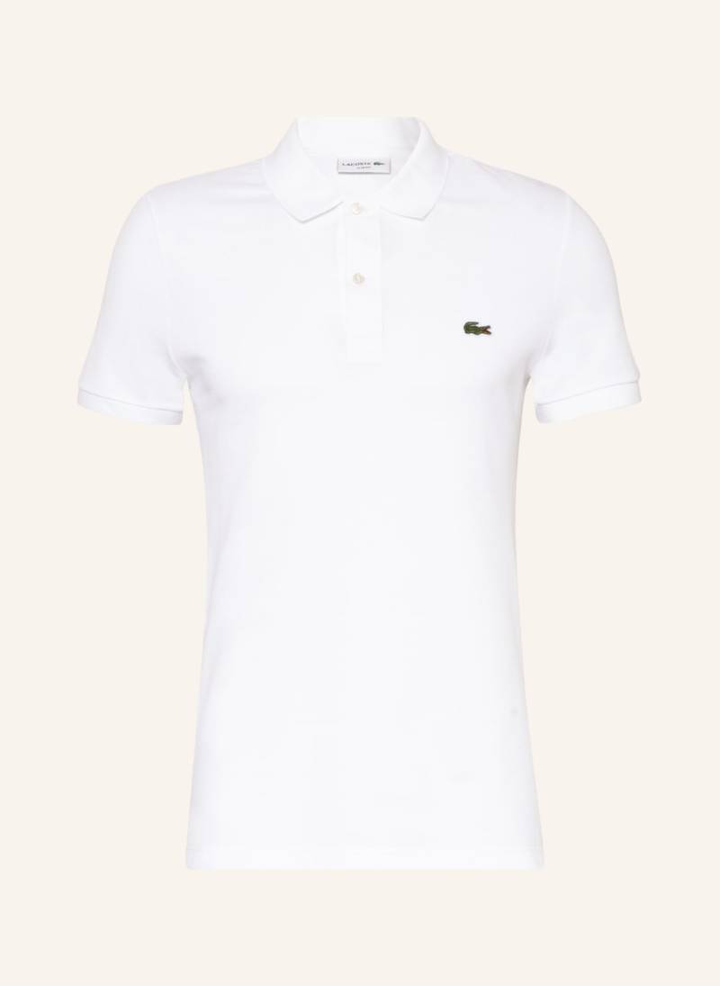 Lacoste Piqué-Poloshirt Slim Fit weiss Lacoste Piqué-Poloshirt Slim Fit weiss von Lacoste