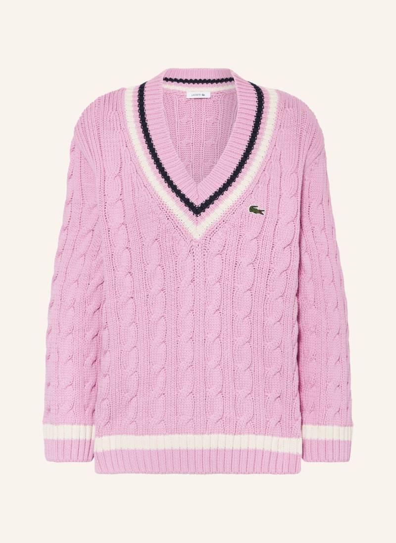 Lacoste Pullover pink von Lacoste