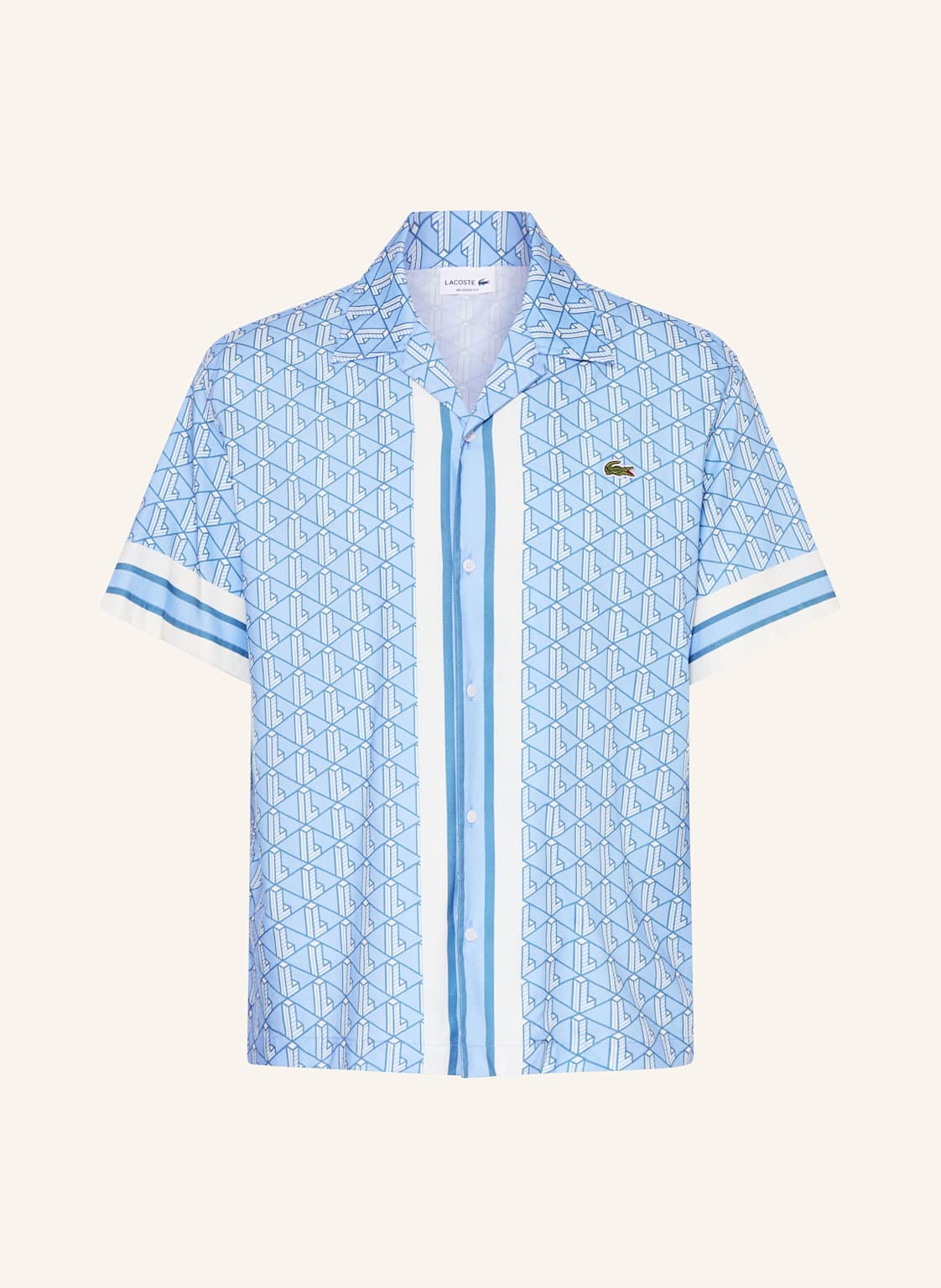 Lacoste Resorthemd Relaxed Fit blau von Lacoste