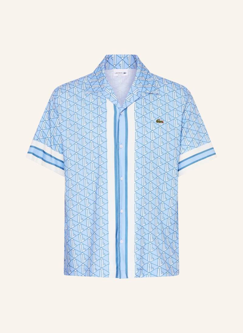 Lacoste Resorthemd Relaxed Fit blau von Lacoste