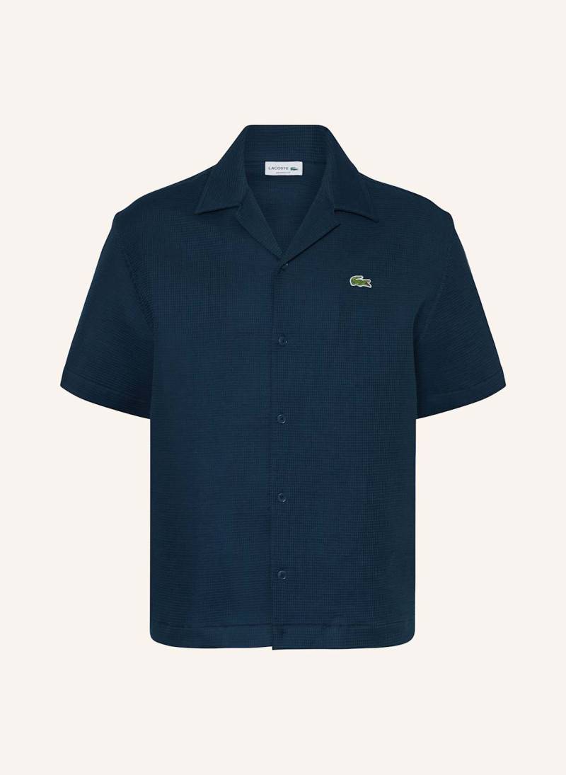 Lacoste Resorthemd Relaxed Fit blau von Lacoste