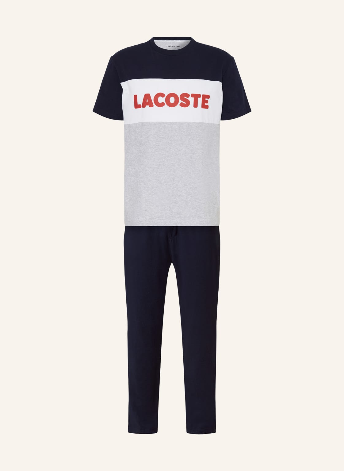 Lacoste Schlafanzug blau von Lacoste