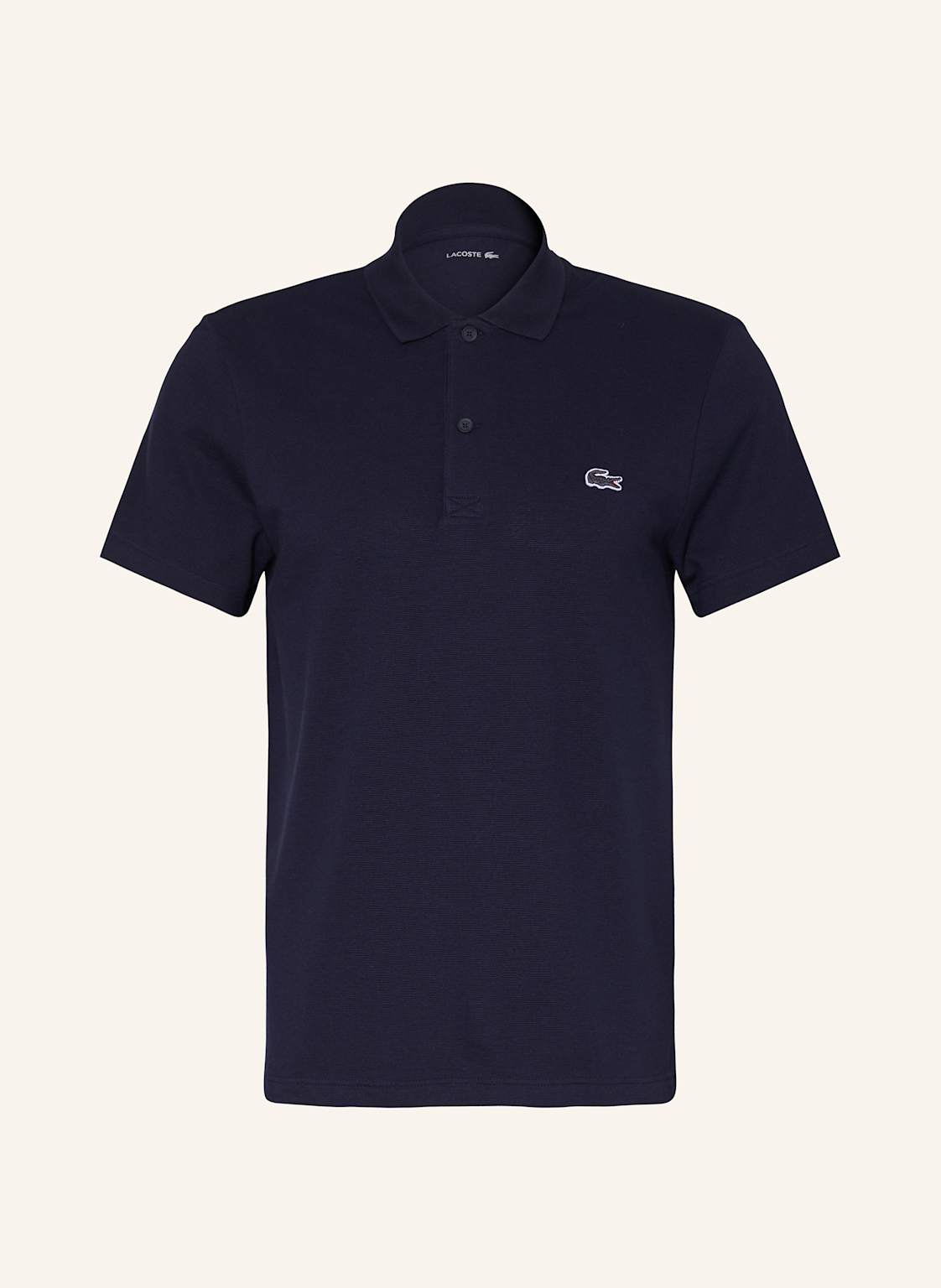 Lacoste Strick-Poloshirt Regular Fit blau von Lacoste