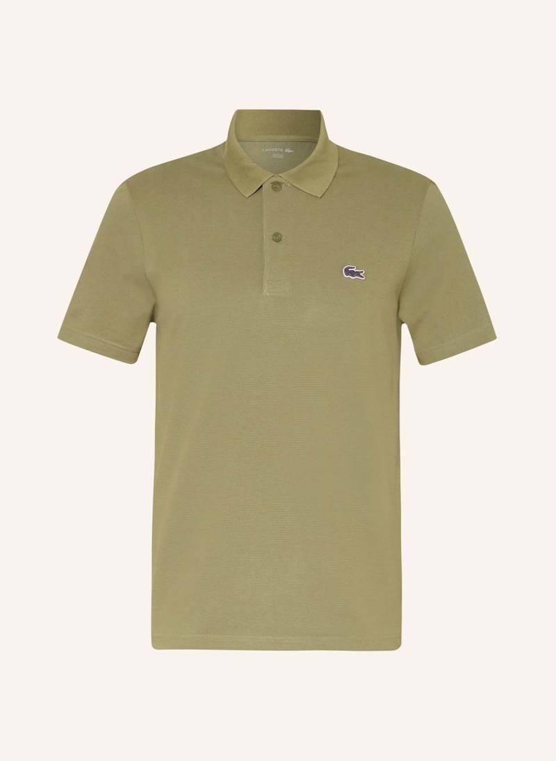 Lacoste Strick-Poloshirt Regular Fit gruen von Lacoste