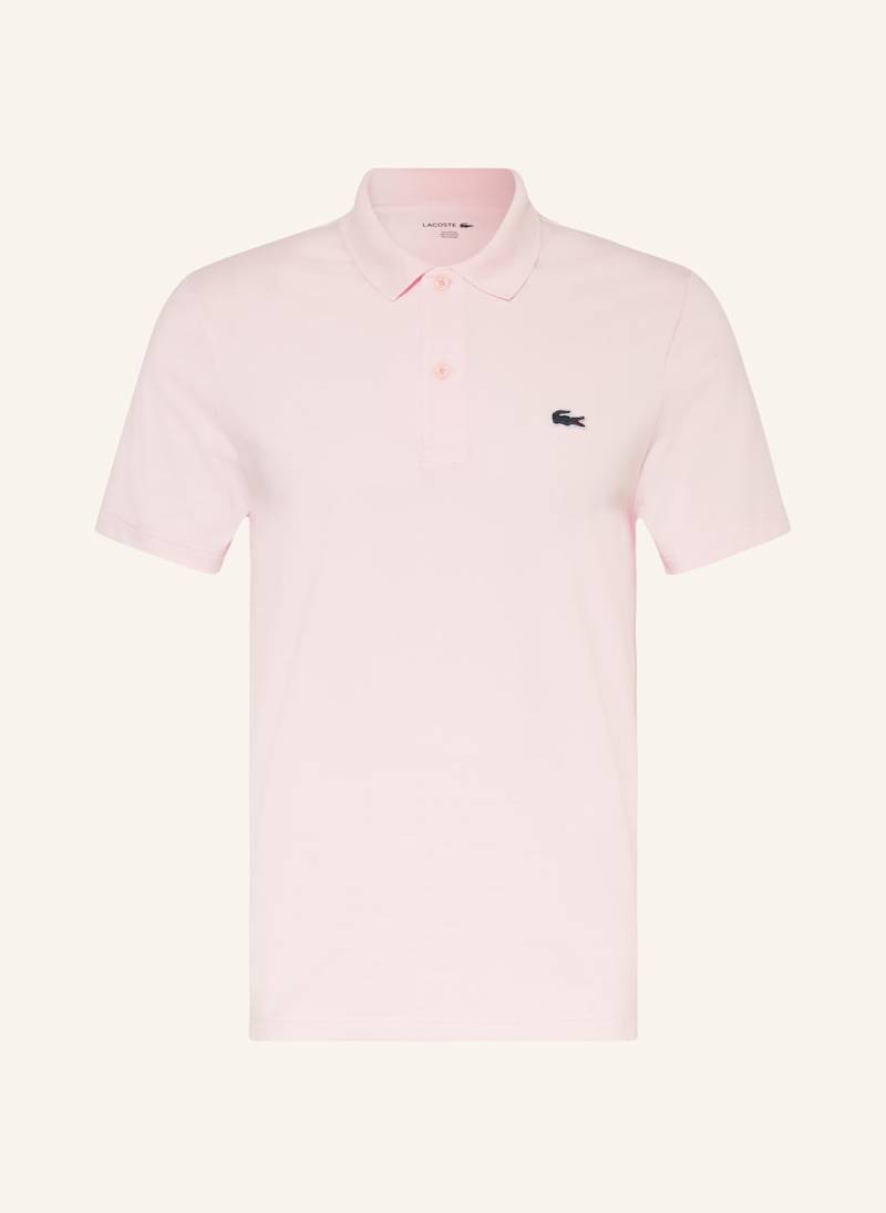 Lacoste Strick-Poloshirt Regular Fit rosa von Lacoste