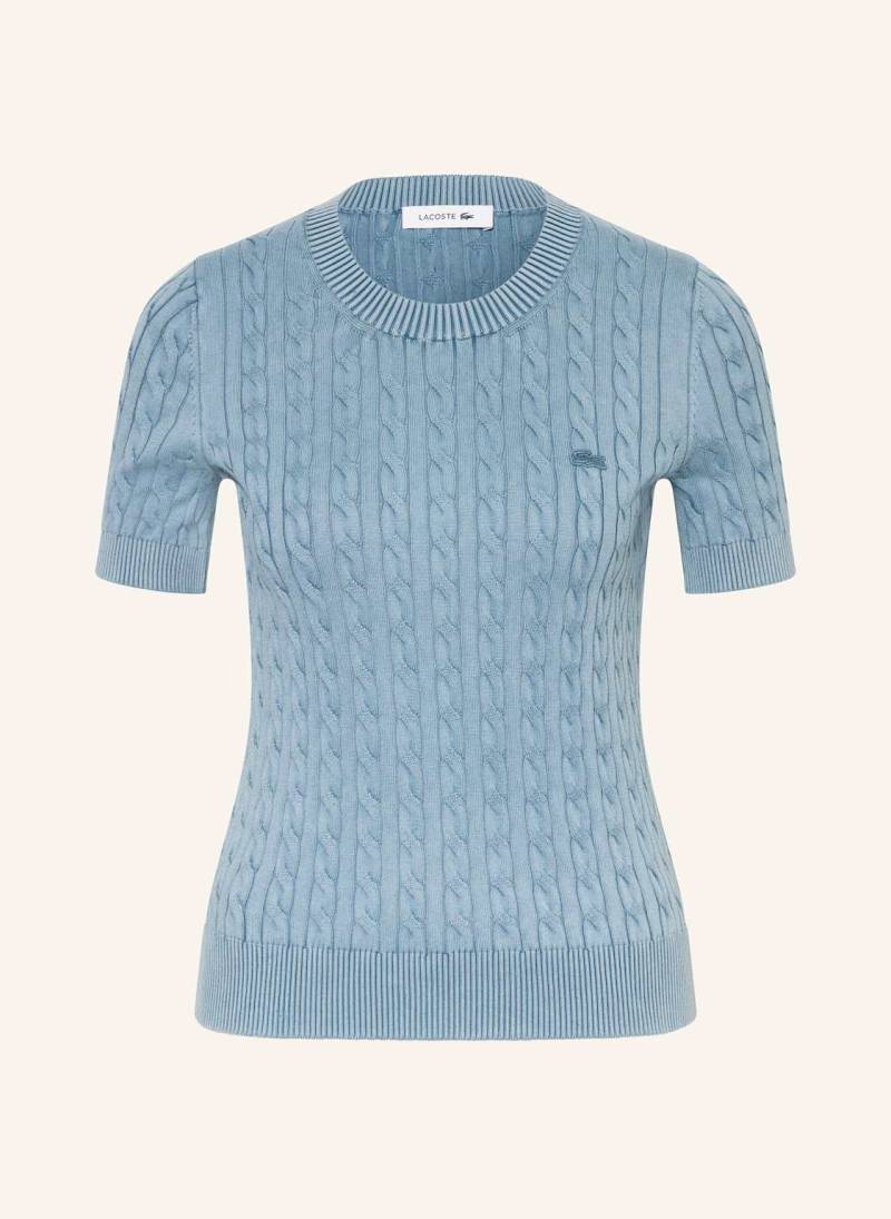Lacoste Strickshirt blau von Lacoste