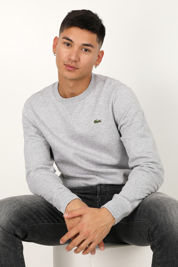 Lacoste Sweatshirt | Silver chine | Herren  | L von Lacoste