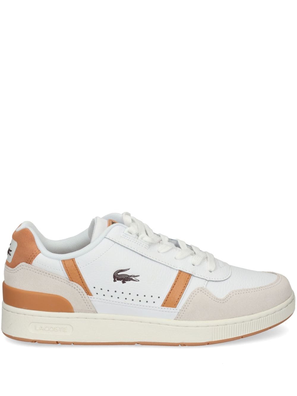 Lacoste T-Clip leather sneakers - White von Lacoste