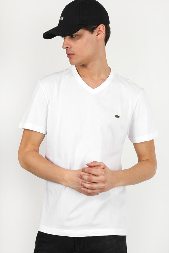 Lacoste T-Shirt | White | Herren  | M von Lacoste