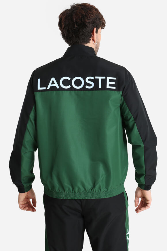 Lacoste Trainingsjacke | Black + Green | Herren  | M von Lacoste