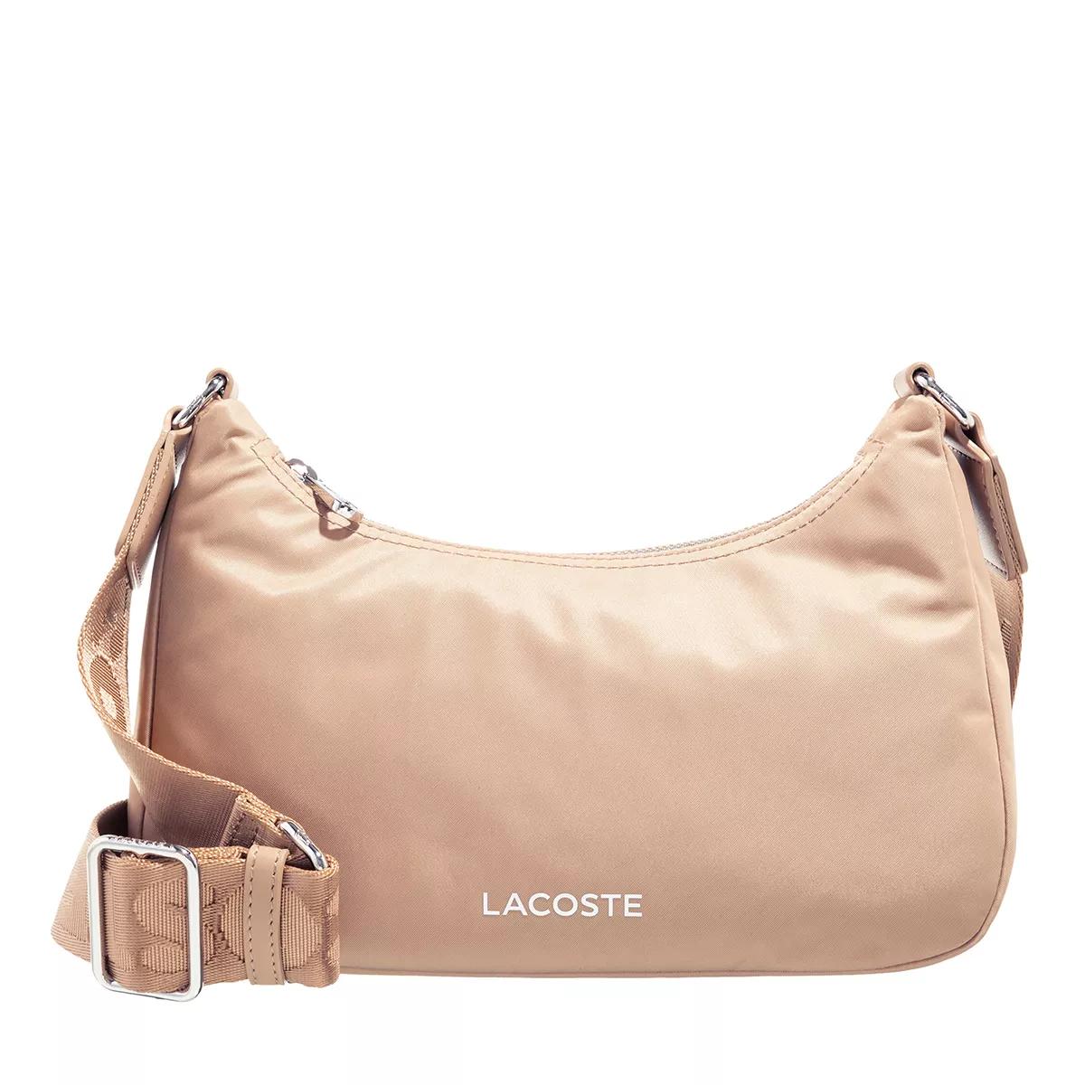 Lacoste Umhängetasche - Hobo Bag - Gr. unisize - in Beige - für Damen von Lacoste