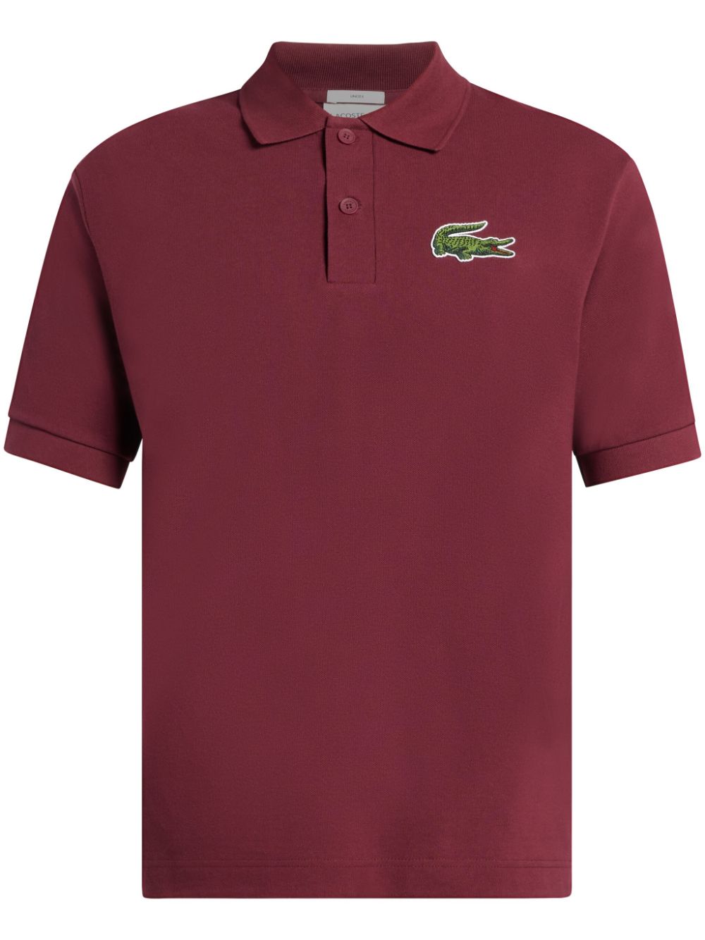 Lacoste alligator logo appliqué polo shirt - Red von Lacoste