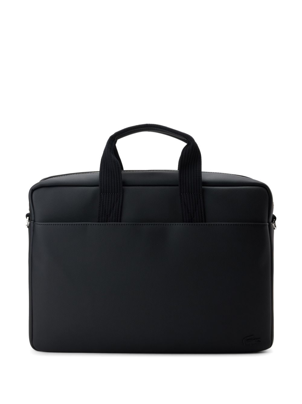 Lacoste canvas laptop bag - Black von Lacoste