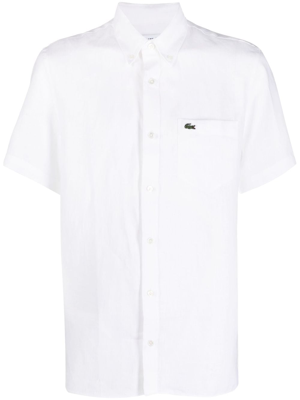 Lacoste embroidered logo short-sleeve shirt - White von Lacoste