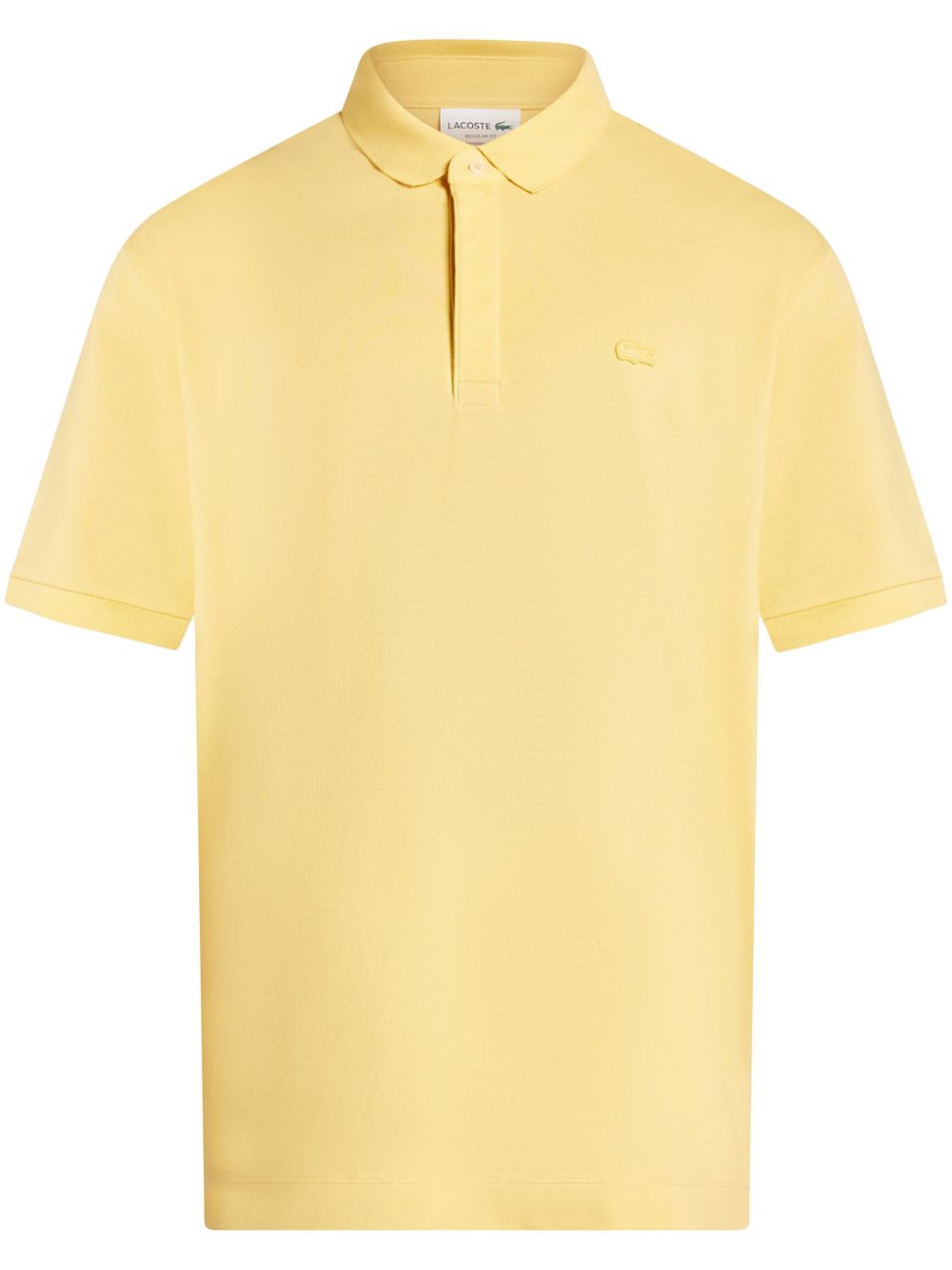Lacoste logo-appliqué cotton polo - Yellow von Lacoste