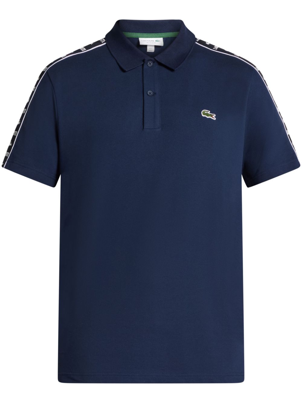 Lacoste logo-appliqué polo shirt - Blue von Lacoste