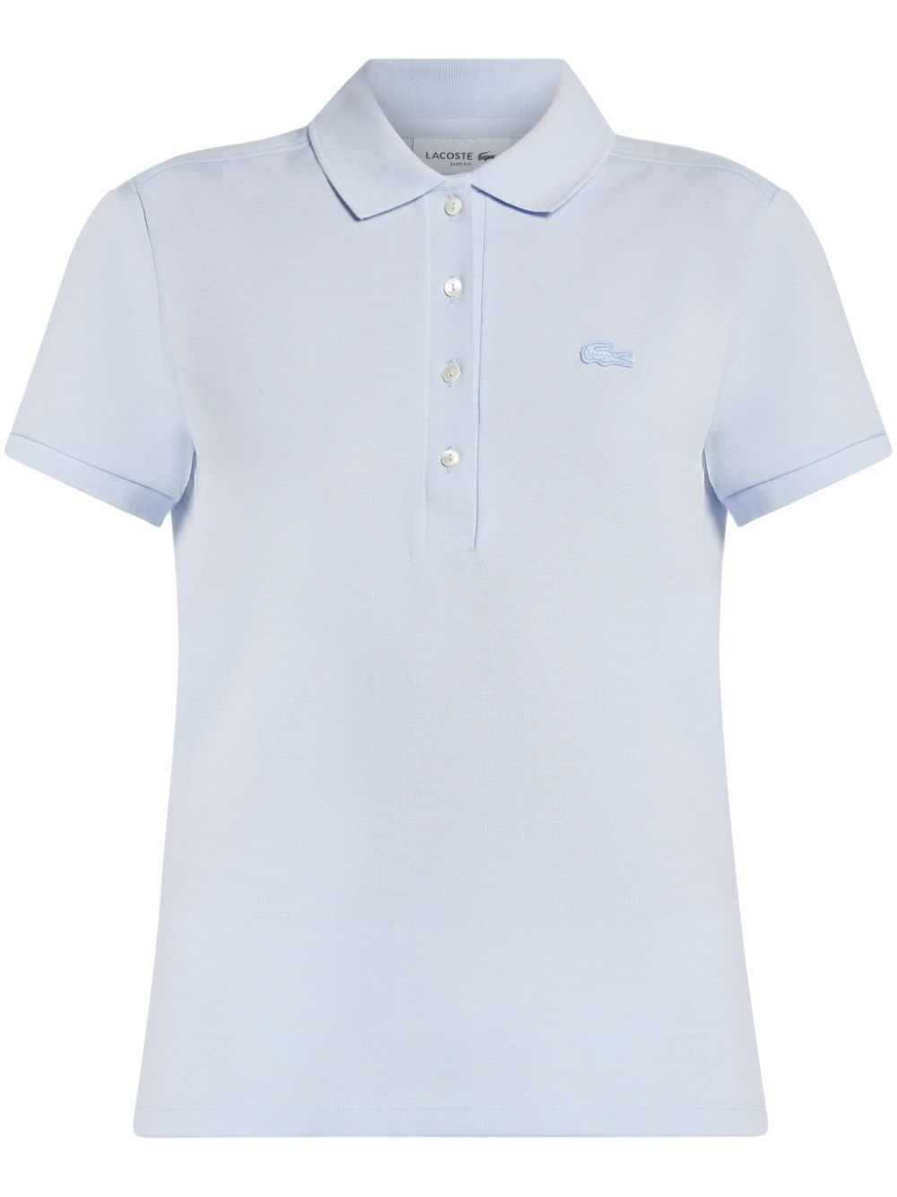 Lacoste logo-appliqué polo shirt - Blue von Lacoste