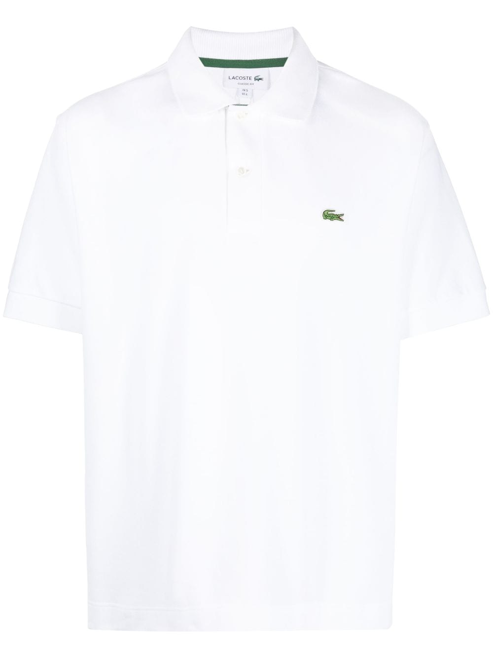 Lacoste logo-appliqué short-sleeve polo shirt - White von Lacoste