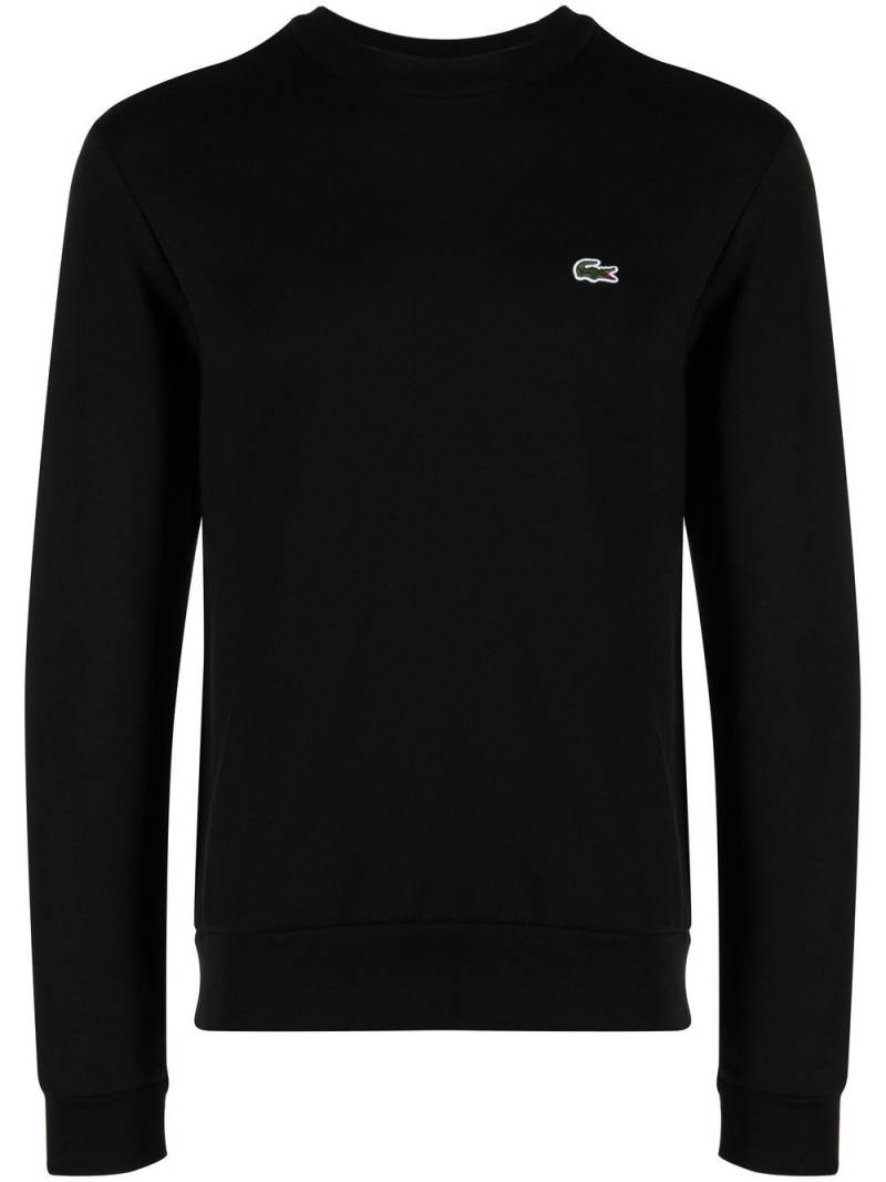 Lacoste logo-appliqué sweatshirt - Black von Lacoste
