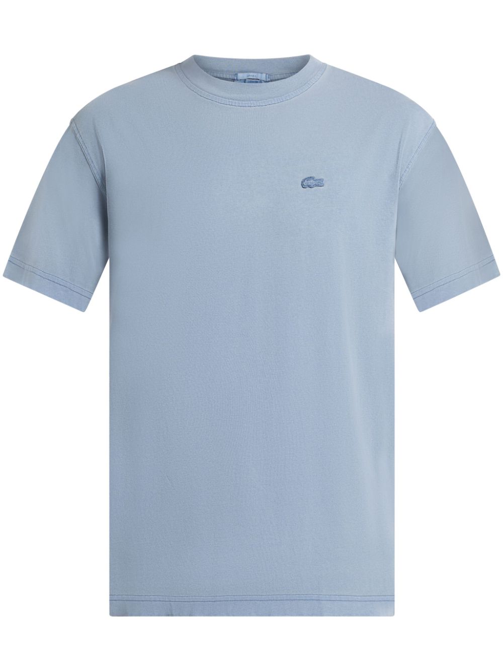 Lacoste logo-embroidered cotton T-shirt - Blue von Lacoste