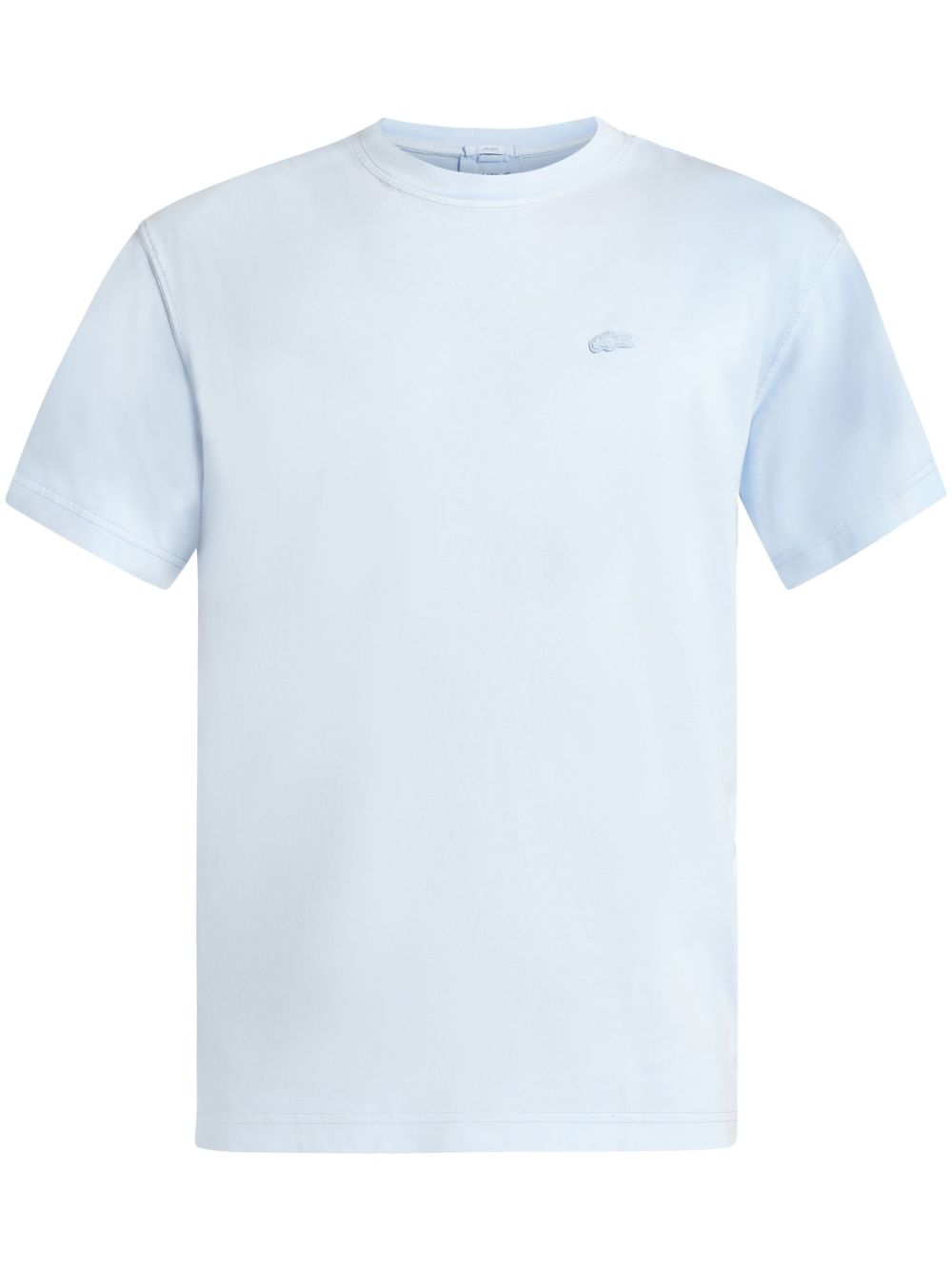 Lacoste logo-embroidered cotton T-shirt - Blue von Lacoste