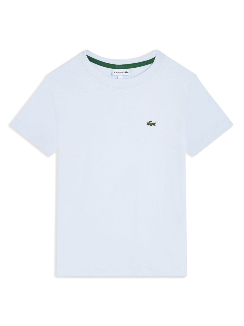 Lacoste logo-embroidered cotton T-shirt - White von Lacoste