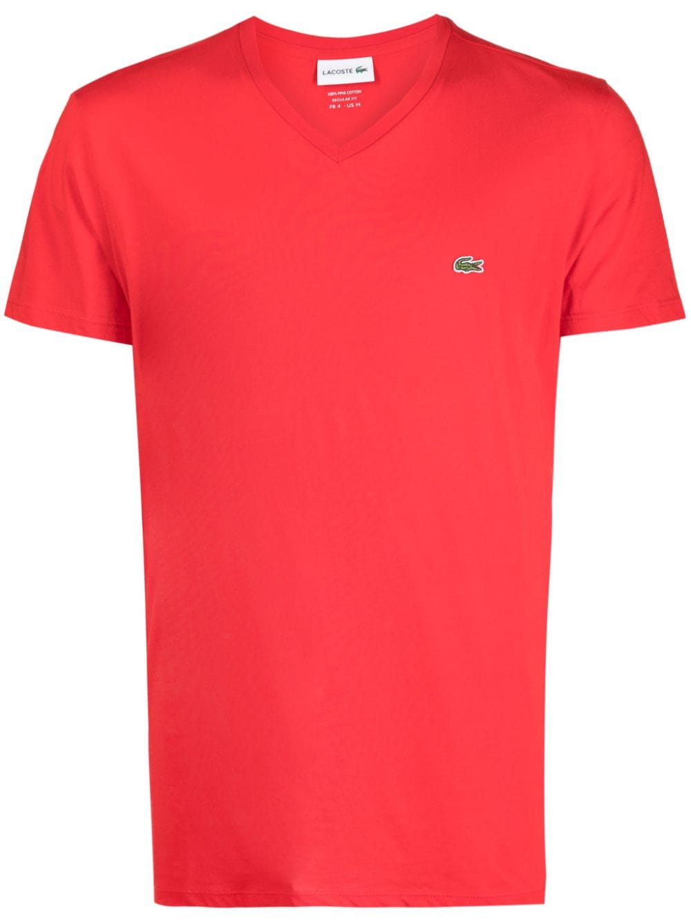 Lacoste logo-embroidered cotton T-shirt von Lacoste