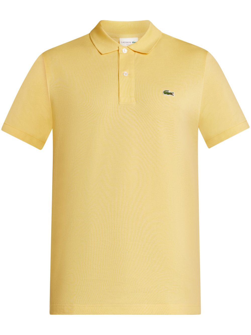 Lacoste logo-embroidered cotton polo shirt - Yellow von Lacoste