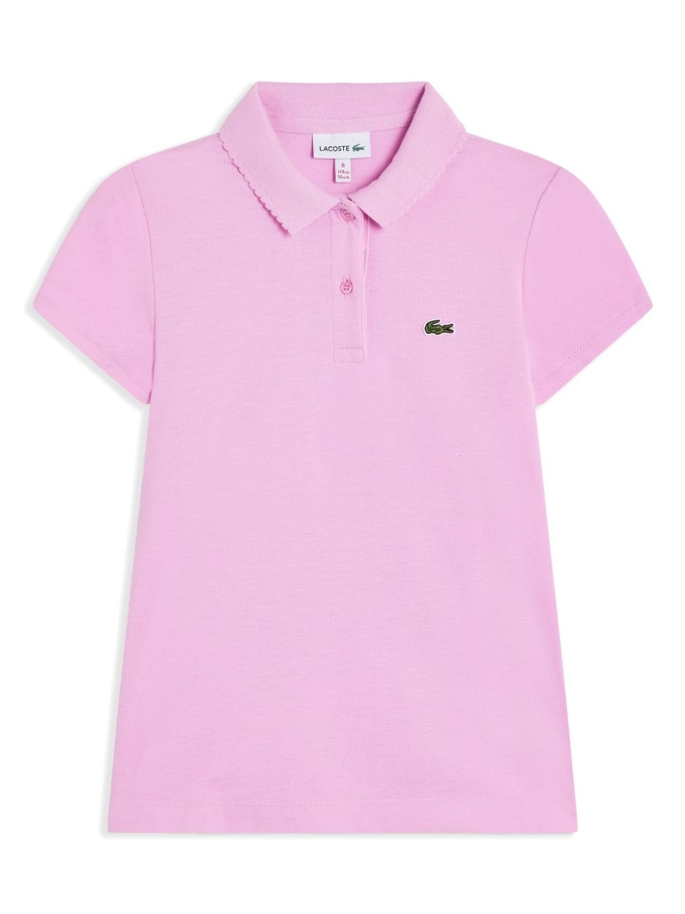 Lacoste logo-embroidery cotton polo shirt - Pink von Lacoste