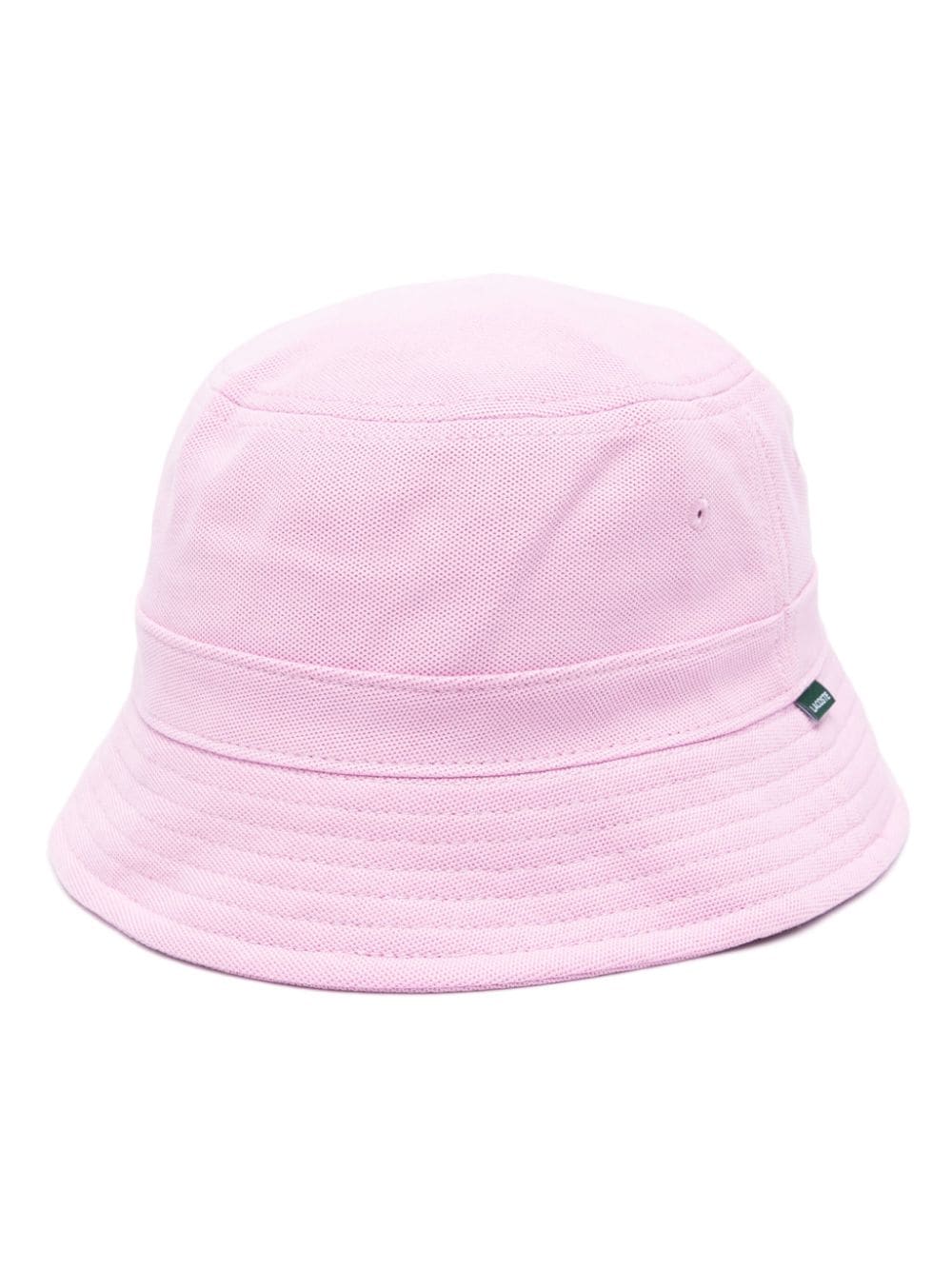 Lacoste logo-patch bucket hat - Pink von Lacoste