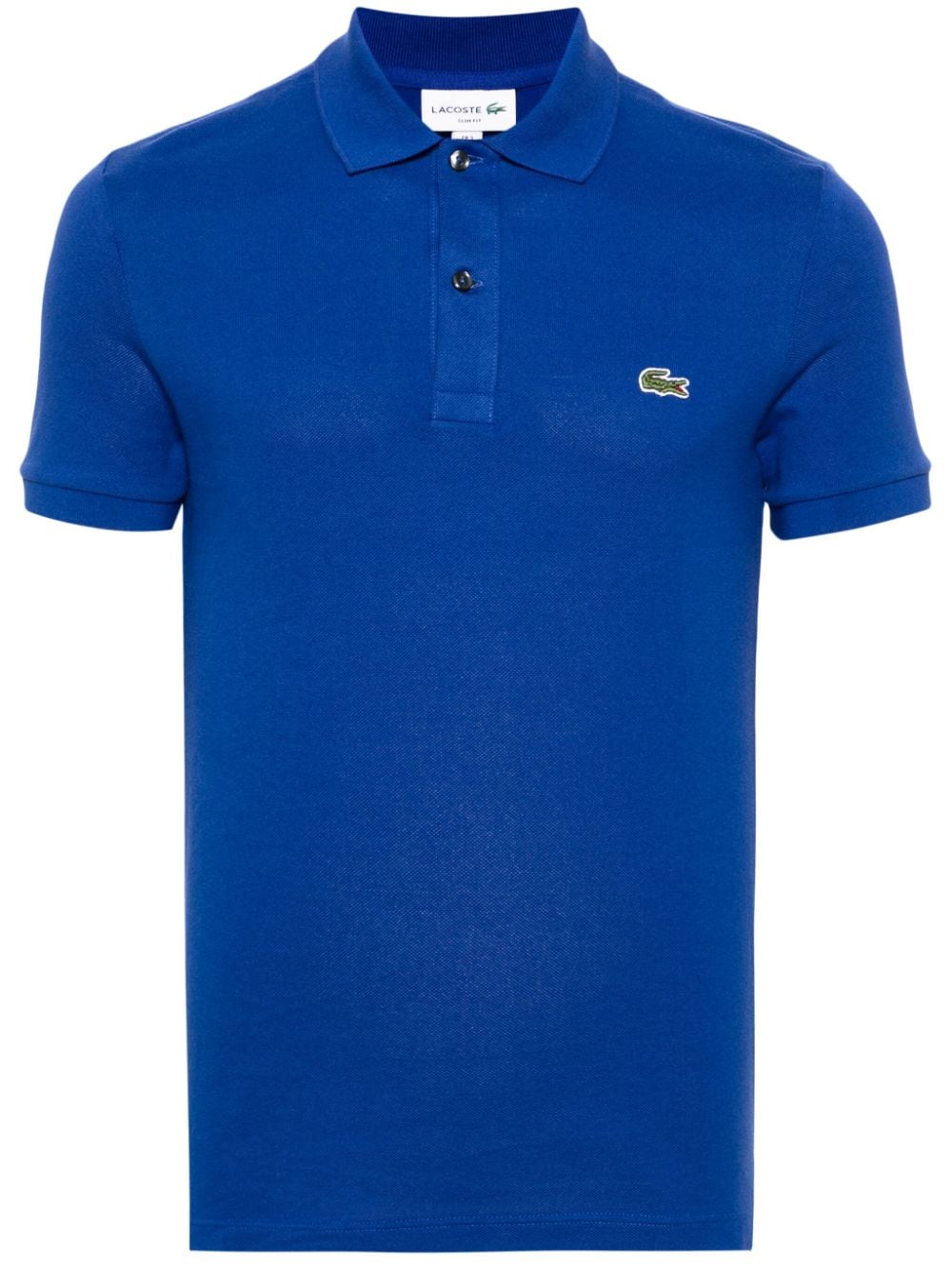 Lacoste logo-patch cotton polo shirt - Blue von Lacoste