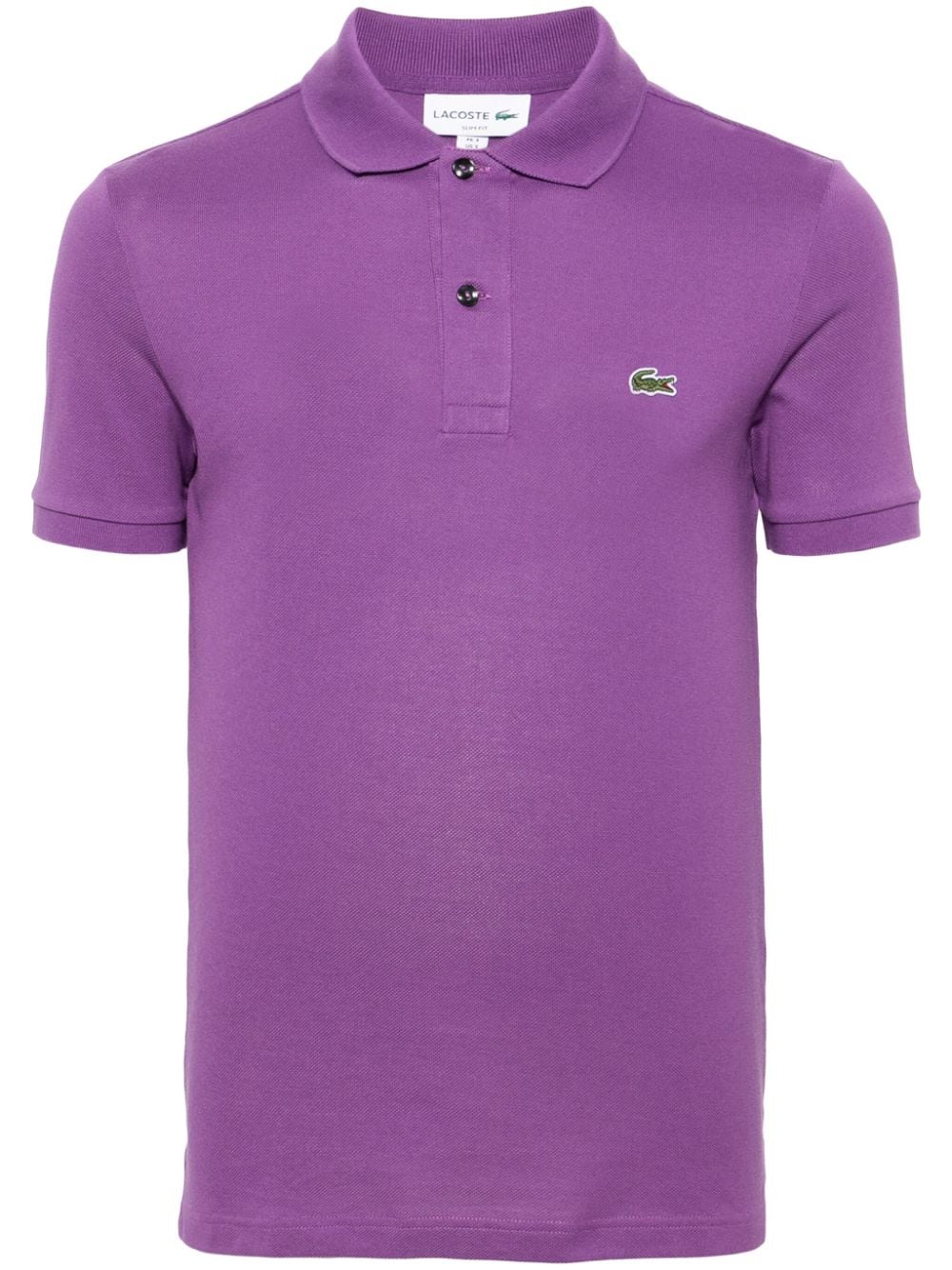 Lacoste logo-patch cotton polo shirt - Purple von Lacoste