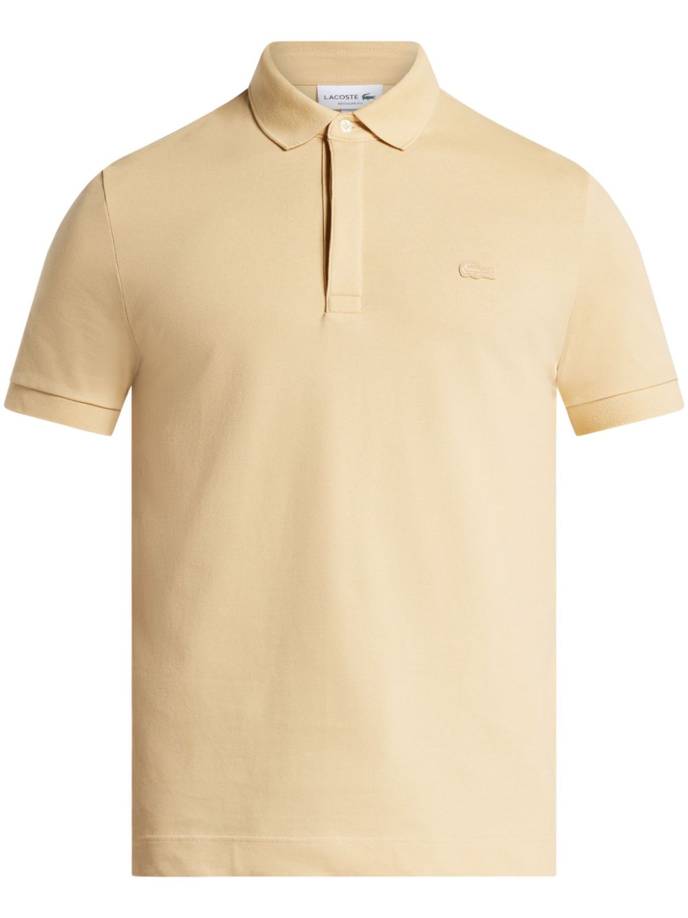 Lacoste logo-patch polo shirt - Neutrals von Lacoste