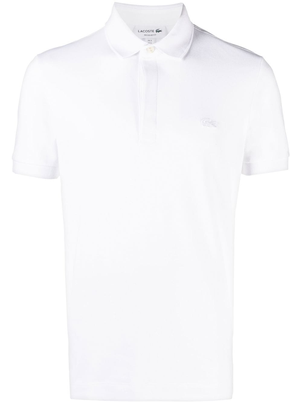 Lacoste logo-patch polo shirt - White von Lacoste