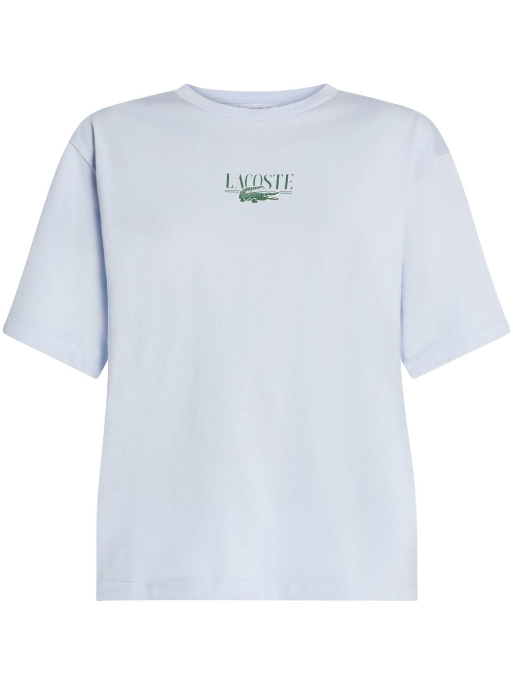 Lacoste logo-print cotton T-shirt - Blue von Lacoste