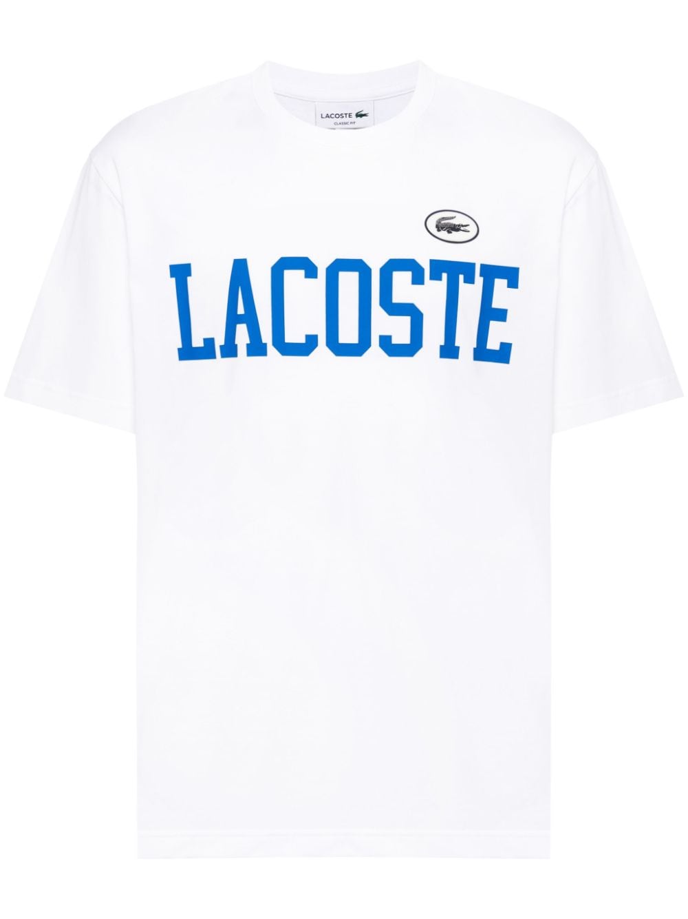 Lacoste logo-print cotton T-shirt - White von Lacoste