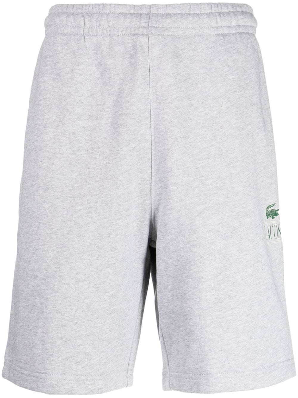 Lacoste logo-print cotton track shorts - Grey von Lacoste