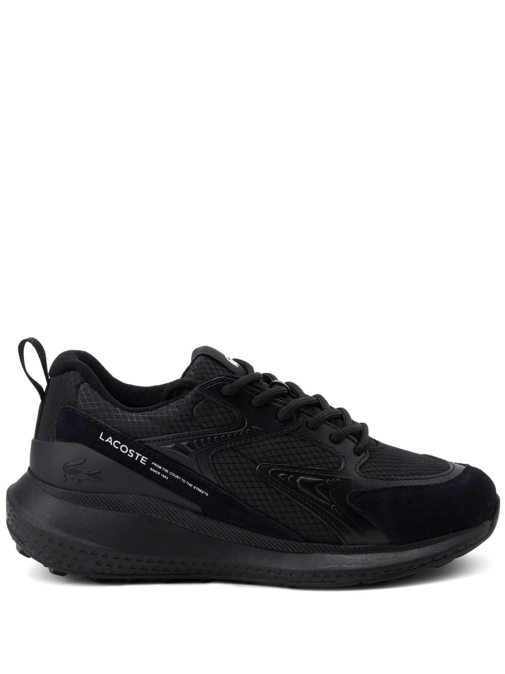 Lacoste logo-print low-top sneakers - Black von Lacoste