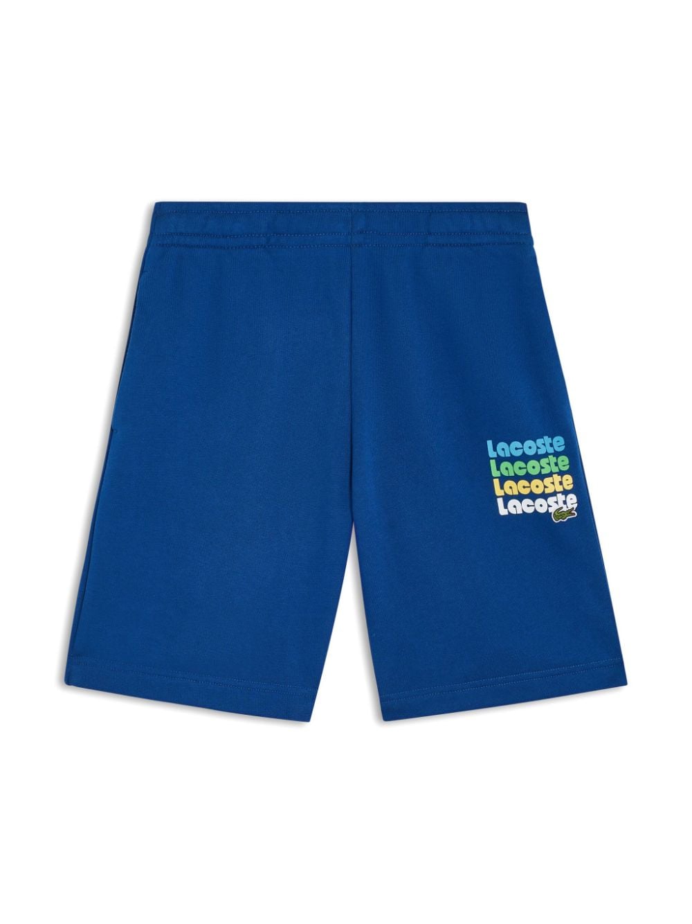 Lacoste logo-print track shorts - Blue von Lacoste