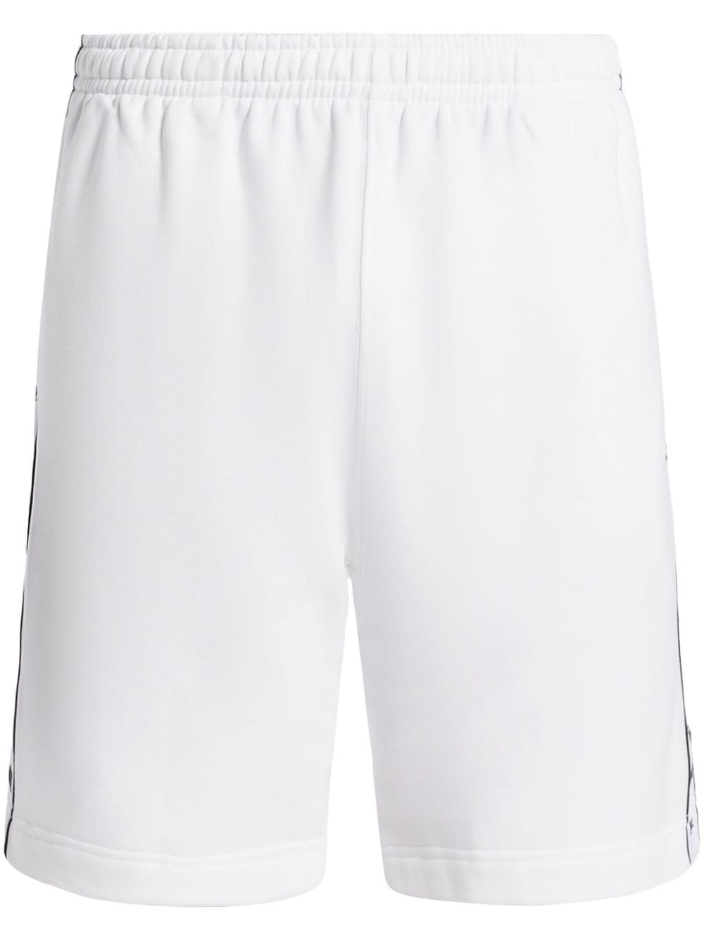 Lacoste logo-stripe cotton-blend track shorts - White von Lacoste