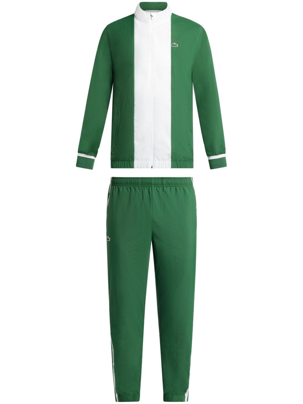 Lacoste recycled polyester tracksuit set - Green von Lacoste
