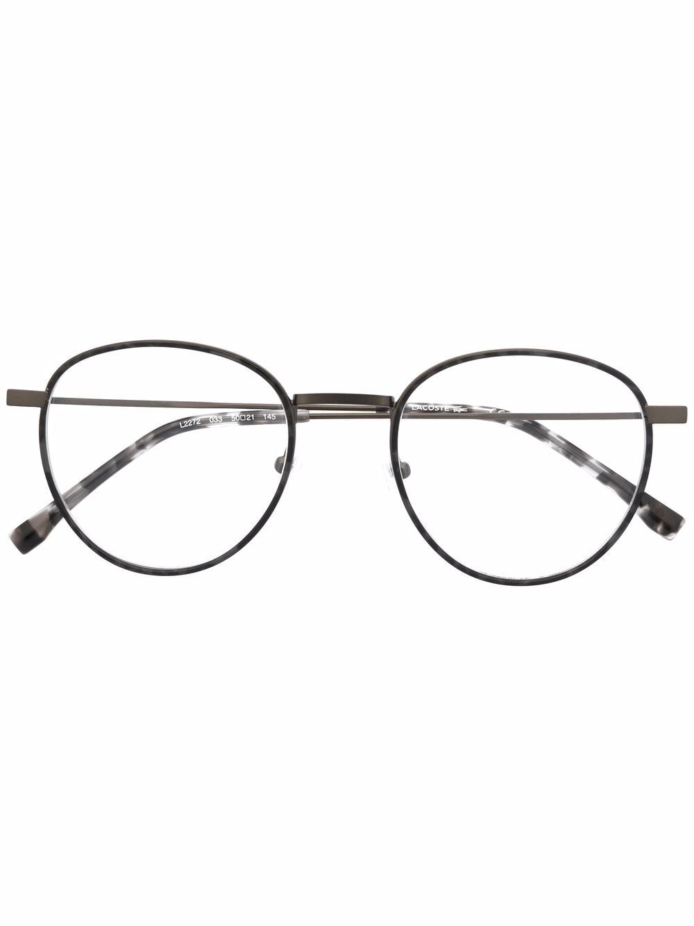 Lacoste round-frame glasses - Silver von Lacoste