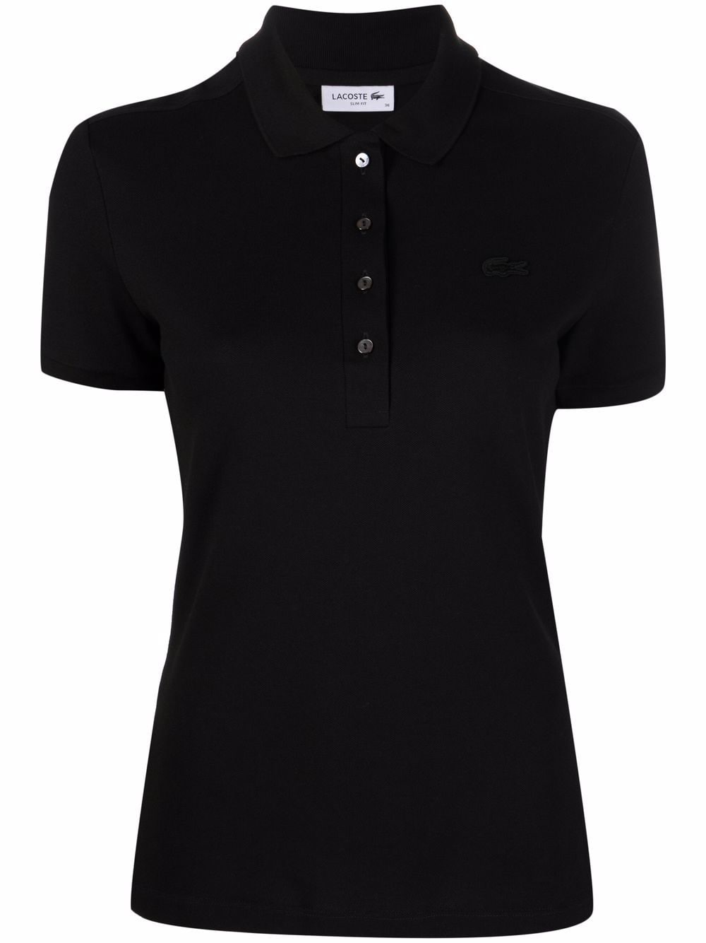 Lacoste short-sleeve slim-fit polo shirt - Black von Lacoste