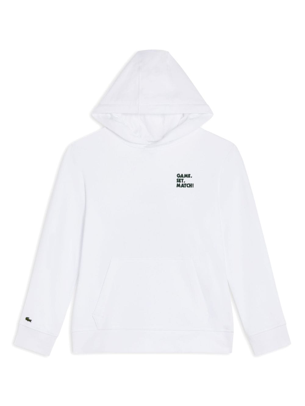 Lacoste slogan print hoodie - White von Lacoste