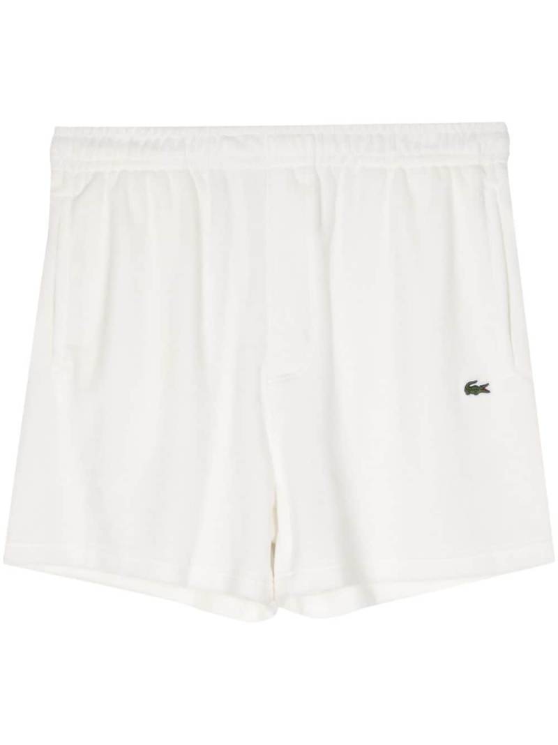 Lacoste terry knit shorts - White von Lacoste
