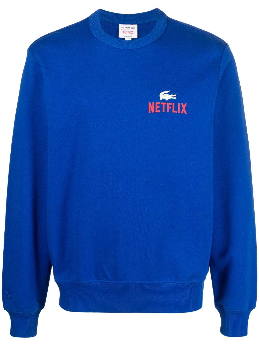 Lacoste x Netflix logo-print sweatshirt - Blue von Lacoste