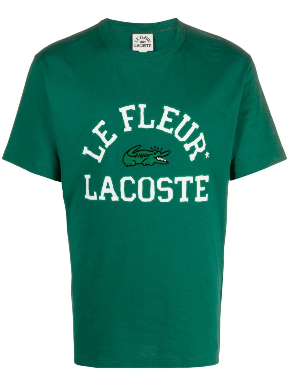 Lacoste x le FLEUR cotton T-shirt - Green von Lacoste