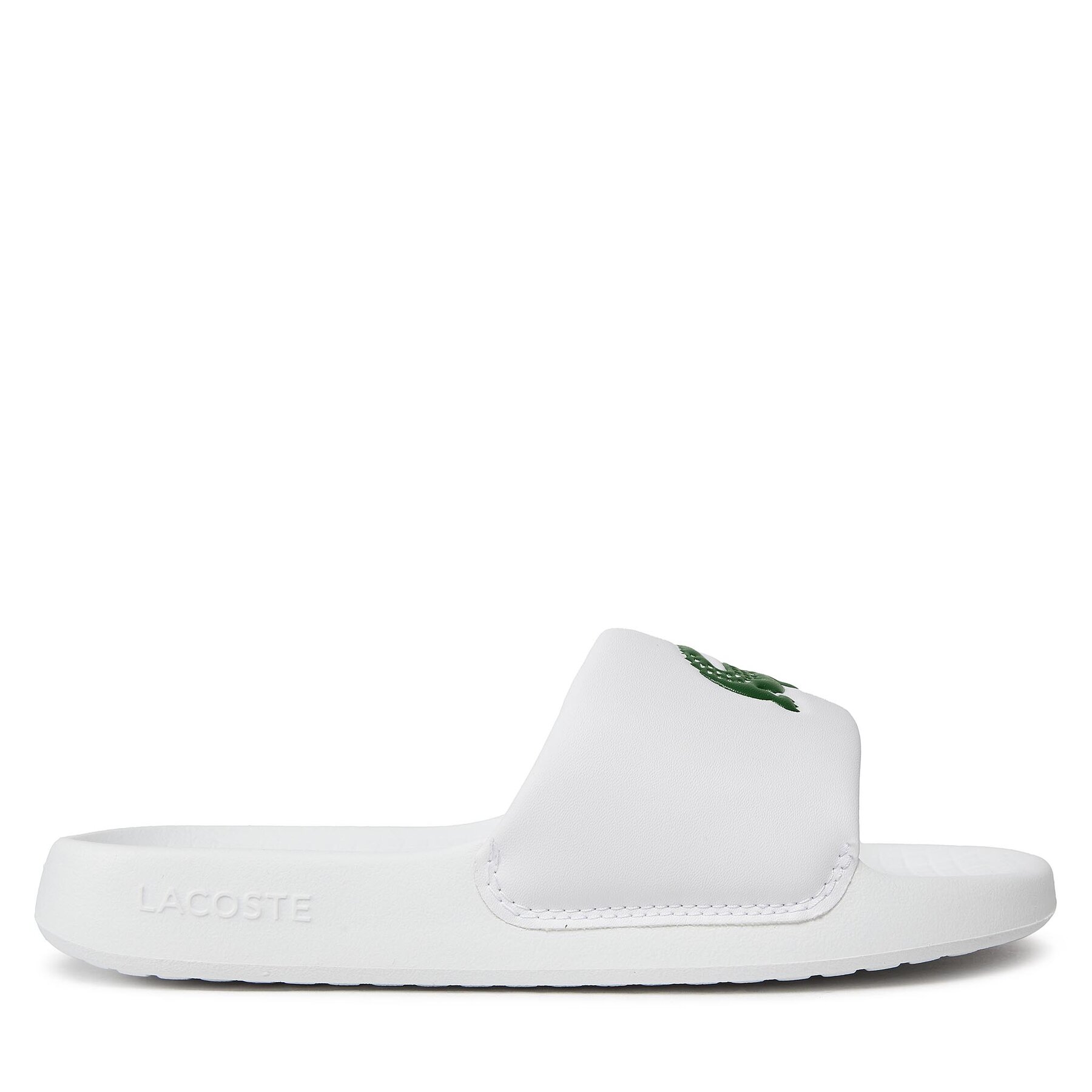 Pantoletten Lacoste Serve Slide 1.0 123 1 Cuj 745CUJ0012-082 Wht/Grn von Lacoste