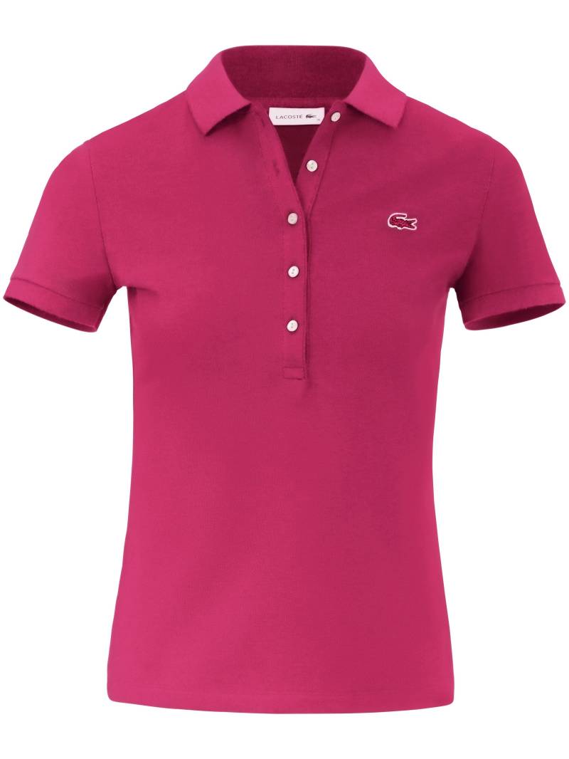 Polo-Shirt 1/4-Arm Lacoste pink Größe: 36 von Lacoste