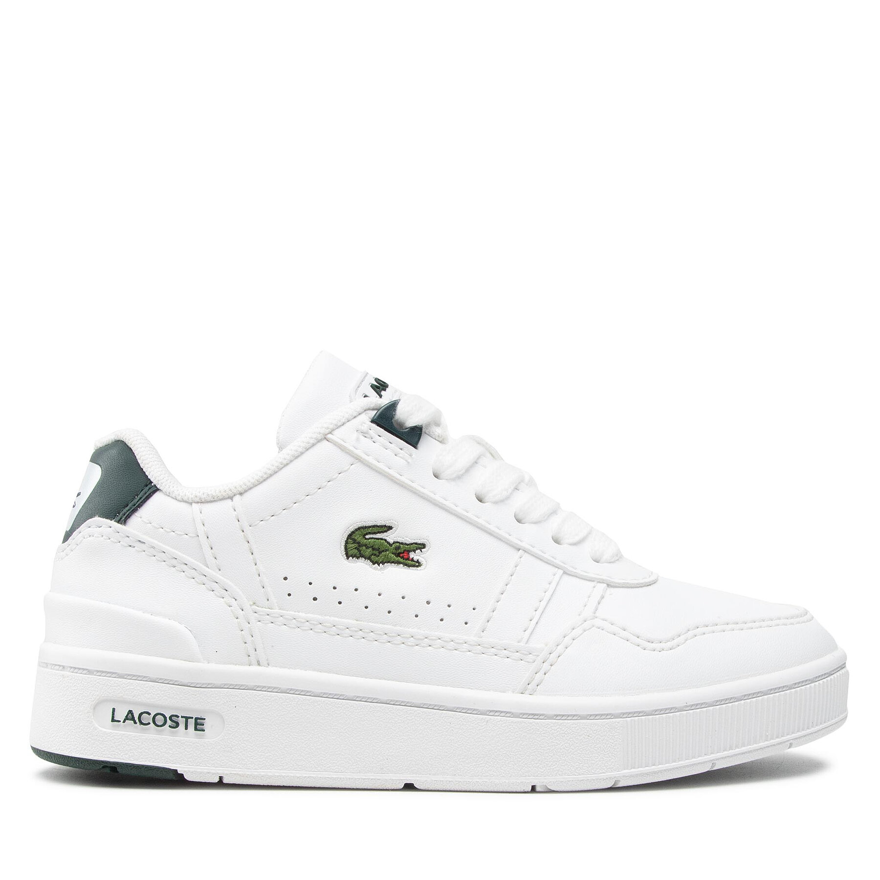 Sneakers Lacoste T-Clip 0121 1 Suc 7-42SUC00041R5 Wht/Dk Grn von Lacoste